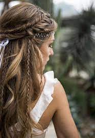 36 Elegant And Fresh Wedding Hairstyle Trendy In 2019 Sooshell In 2020 Bride Hairstyles Hair Styles Boho Wedding Hair