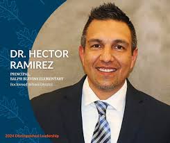 Congratulations to Blevins Elementary Principal Dr. Hector Ramirez, one of  this year's three recipients of the Distinguished Leadership Award from the  Special School District of St. Louis County! The award is divided