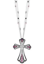 Blue & white lovebeat diamond pendant. 110 åŸºç£ Ideas In 2021 Cross Pendant Pendant Jewelry