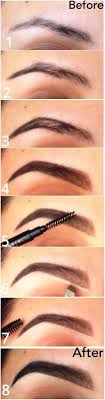 Brightening up the inner corners of your eyes with a highlighter or shimmer will instantly make your peepers appear bigger and wider. How To Do Your Eyebrows Makeup Tutorial Saubhaya Makeup