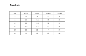 Flower Girl Size Charts Celebrations Wedding Prom