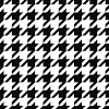 The pattern is created by weaving different colored fabrics together. 1