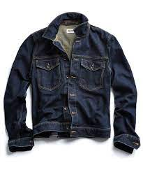 Japanese Stretch Selvedge Denim Jacket In Rinse Wash Denim Jacket Denim Jacket Men Denim Jacket Women
