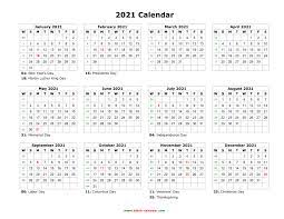Months horizontally (along the top), days vertically; Blank Calendar 2021 Free Download Calendar Templates