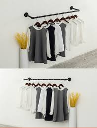 Multifunctional iron clothes hanger storage rack holder stand organizer gf. Size 80 24cm Wall Mount Coat Racks Vintage Wrought Iron Hanger Solid Wood Clothing Store Display Stand Dqmsb Iron Coat Hanger Standing Coat Racks Home Ekbotefurniture Com