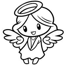 Drawing A Chibi Angel Step By Step Drawing Guide By Dawn Dragoart Com Light and luxuriously soft wings attached to the back plate that will sport elastic fit to the winner's measurements that loops over your shoulders and sits comfortably on your back. drawing a chibi angel step by step
