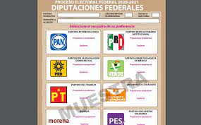 Miércoles, 2 de junio de 2021. Consejo General De Ine Aprueba Diseno De Boleta Electoral Para 2021