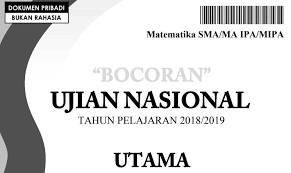 Bocoran Soal Un Matematika Ipa Sma Tahun 2019 Folder Ksn