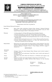 Download contoh surat keputusan tentang pengangkatan pengurus madrasah diniyah takmiliyah yang biasa disebut mdt atau dta mdta dt mdtu mdtw dalam format doc ms word bisa diedit berguna saat dipergunakan untuk memenuhi persyaratan pengajuan bantuan dari pemerintah melalui. Sk Jampel News