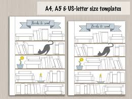 This Cute Reading Planner Will Help You Keep Track Of All The Books You Read And Can Be A Great Ins Bullet Journal Layout Journal Template Bullet Journal Books