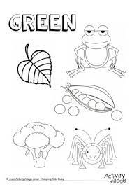 Colour Collection Colouring Pages Kindergarten Colors Preschool Colors Preschool Color Activities