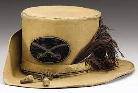 Confederate Virginia Cavalry Officer S Hardee Style Hat With The Original Insignia And Plume This Rakish Hat Civil War Confederate Civil War Civil War History