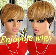 100 Percent Human Hair Pixie Wigs