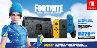 Join agent jones as he enlists the greatest hunters across realities like the mandalorian to more or less free space than is indicated here may be required in order to install products that have been downloaded to the nintendo switch console. Nintendo Switch Fortnite Special Edition Now Available To Pre Order From The Nintendo Uk Store My Nintendo News