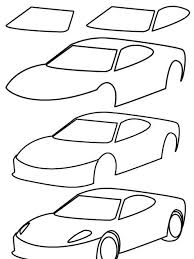 Epingle Par Nadia Bw Sur Sketching Car Dessin Voiture Facile Dessins Faciles Dessin Voiture