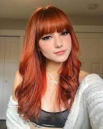 The eboy haircut works on a variety of levels mostly depending on the length. Red Lovely Hair Red Hair With Bangs Red Hair Inspo Hairstyles With Bangs