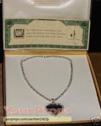 Free shipping for many products! Titanic Titanic Prop Replica Heart Of The Ocean Necklace By J Peterman Replica Movie Prop