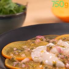 Carpaccio De Kaki Ribera Del Xuquer Aop A La Noix De Saint Jacques Video En 2020 Recettes De Cuisine Cuisson Des Aliments Recette