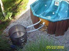 Cheap solar hot tub heater. 21 Wood Fired Hot Tub Ideas Hot Tub Tub Diy Hot Tub