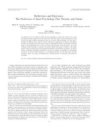 Association of applied sport psychology. Pdf Reflections And Directions The Profession Of Sport Psychology Past Present And Future