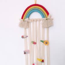 Maybe you would like to learn more about one of these? Rainbow Macrame Boho Decor Tapestry Wall Baby Girls Room Decor Macrame Hair Bow Holder Hanging Hair Clips Hanger Tapestry Aliexpress