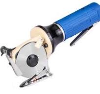 Pneumatic Scissors Cutter Shears Handheld Leather Fabric Cutting Machine  Rotary Cutting Tools With 5 PCS Blade