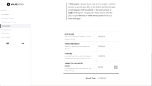 We have the perfect theme for you. This Free Brand Design Proposal Template Won 36m Of Business