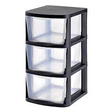 Clear stackable large shoe drawer. Product Of Muscle Rack 3 Drawer Clear Plastic Storage Tower With Black Frame Drawers Amp Cabinet Organizers Bulk Savings Buy Online In Saint Vincent And The Grenadines At Saintvincent Desertcart Com Productid 65271912