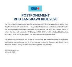 17 may 2020, sunday, from 12:00am to 04:00am (gmt+8). Rhb Langkawi Ride 2020 Ticket2u