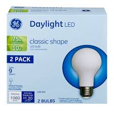 Save On Ge Led Daylight Light Bulb Classic Shape Non Dimmable 75w Replacement Order Online Delivery Giant