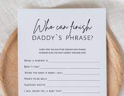 Finish Daddys Phrase Free Printable
