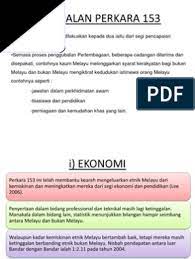 Hubungan etnik assignment from our group in utar kampar. Persoalan Perkara 153