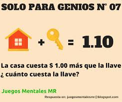 Estos juegos mentales creados con imágenes desafiarán a tu cerebro. Juegos Mentales Mr Solo Para Genios N 07