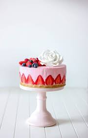 Cheesecake Sans Cuisson Facon Fraisier Dessert D Ete Recette Cheesecake Aux Fraises Sans Cuisson Cheesecake Fraise Recettes De Fraises