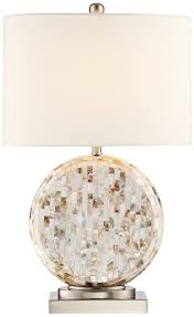 Tracey Round Mother Of Pearl Table Lamp To View Further For This Item Visit The Image Link This Is An Affiliate Link Lampl Lamp Table Lamp Natural Tile