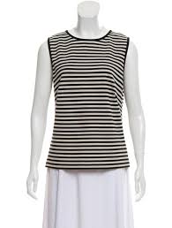 Akris Punto Pinstripe Sleeveless Top Clothing Wak36985