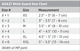 Aoaz1 Wrist Guard Size Chart Breg Inc