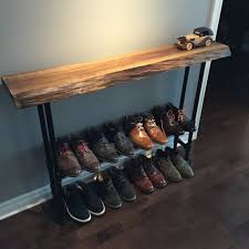 Put this shoe storage bench at the entryway or hallway of your home, it will bring much convenience while you change shoes after work or going out. Shoe Storage Entry Table Off 55