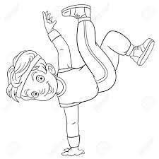 Be sure to visit many of the other sports coloring pages aswell. Coloring Page Coloring Picture Of Cartoon B Boy Dancing Young Royalty Free Cliparts Vectors And Stock Illustration Image 138759735