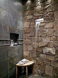 Left drain alcove shower kit in slate and matte black hardware. Top 70 Best Cool Showers Unique Bathroom Design Ideas