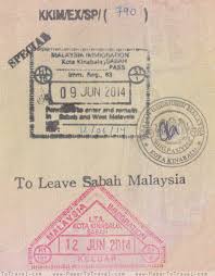 The department in a statement today, said the exit/ entry procedure. Immigration Malaysia Sabah Special Permit Malaysia International Passport Model I 2014 2016 Icao Biometric Epassport