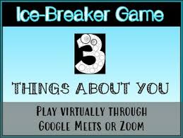 Table of contents zoom icebreaker games & activities zoom icebreakers for large groups a: Three Things About You Distance Learning Ice Breaker Game Google Meets Zoom