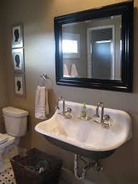 kohler trough sink idea in white with
