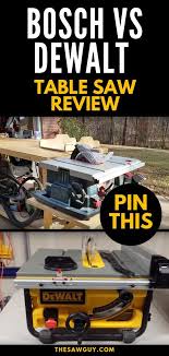 If You Re A Woodworker Or Serious Diy Er Table Saws Are Useful Power Tools To Have Bosch And Dewalt Are Both Pow Table Saw Table Saw Reviews Ridgid Table Saw