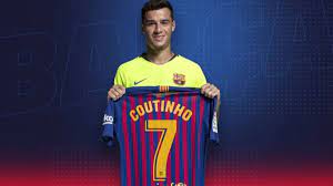 Nba star kevin durant has unveiled antoine griezmann as barcelona's new no 7. Coutinho Handed The No 7 Shirt Reserved For Griezmann As Com