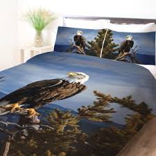 Tela de águila calva vendida por Half Yard, 7901-Blue Elizabeth's Studio,  Eagle Water Ocean Trees Mountains Forest Quilt Gift Blanket Runner