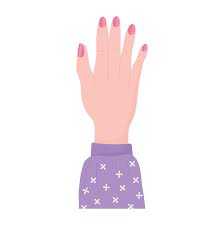 Ver más ideas sobre uñas caricaturas, dibujo paso a paso, disenos de unas. Manicura Mano De Mujer Con Dibujos Animados De Esmalte De Unas Rosa 2686369 Vector En Vecteezy