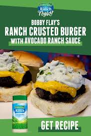 Burger With Avocado Ranch Sauce Recipe Recipe Recipes Food Cooking Recipes