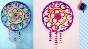 How To Use Waste Bangles What To Do With Old Bangles Bangles Craft Ideas Creative Crafts Crafts Craft From Waste Material