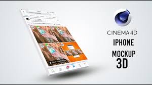 The Mockup I Phone 3d In Cinema 4d Facebook Page Iphone Mockup Mockup Cinema 4d